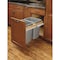 Rev-A-Shelf Maple Veneer, Light Brown, 12 in W, 17.75 in H, 23.25 in D, 23.25 in L, Light Brown 4WCTM-15BBSCDM2 - alternate 2